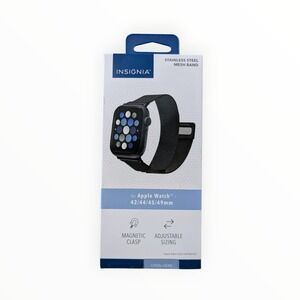 V5-O Insignia Stainless Steel Mesh Band for Apple Watch 42/44/45/49mm‎